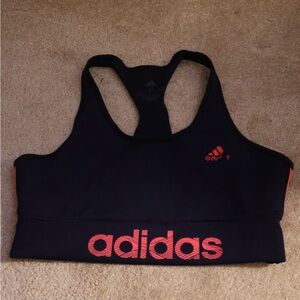 Adidas Blue and Pink Sports Bra